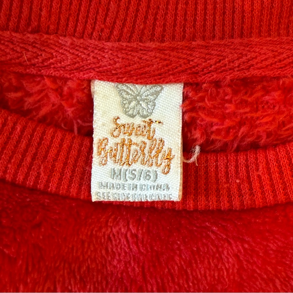 Red Kids Matching Set with Snow Design - Picture 2 of 2